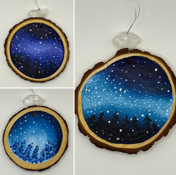 Picture for Starry Sky Wooden Ornaments
