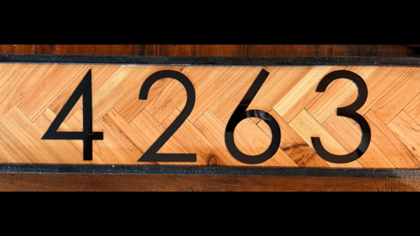 Picture for: Build a Custom Wood Address Number Sign
