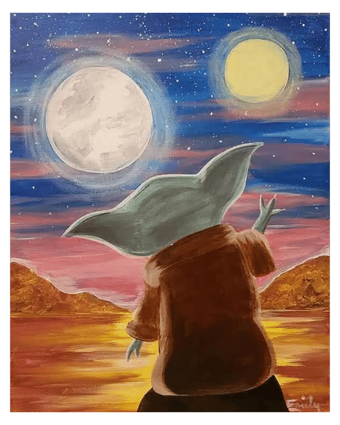 Picture for FUN ACRYLIC PAINTING - Space Friend - Ages 5 and up