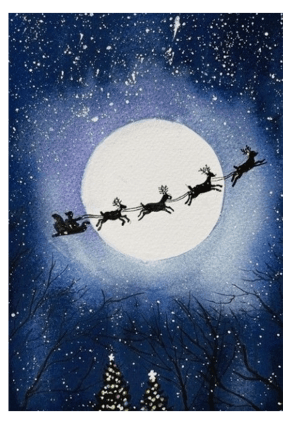 Picture for FUN ACRYLIC PAINTING - Santa's Visit - Ages 5 and up