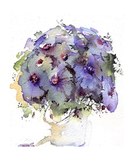 Picture for: WATERCOLOR PAINT- BOUQUET -  Ages 14 and up
