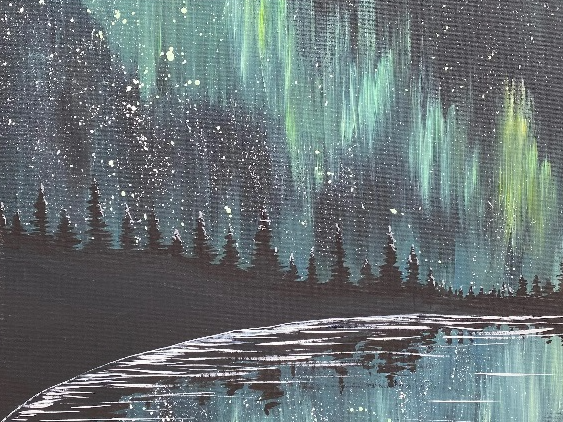Course Northern Aurora Lights Painting image 1