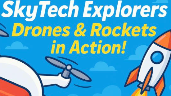 Picture for SkyTech Explorers: Drones & Rockets in Action!  | grades 1-4