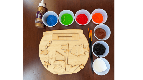 Picture for Sunken Treasure Fishbowl Grab and Go Paint Kit