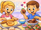 Picture for: Cinnamon Rolls & Chocolate Dipped Strawberries | Age 8-14