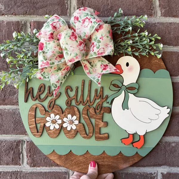 Picture for Hey Silly Goose! Door Hanger