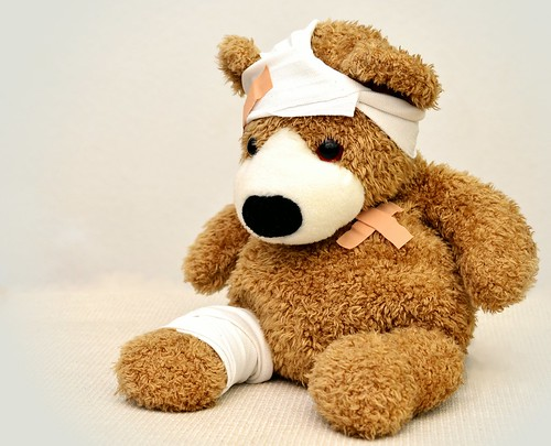 Brown and white bear plush toy - Credit to https://homegets.com/