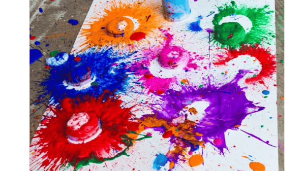 Picture for: STEM-Exploding Paint Bomb Art, Gr K-8 / STEM - Arte con bombas de pintura explosivas, grados K-8