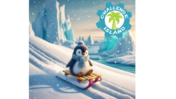 Course Challenge Island Winter Holiday STEAM Kids Night Out: Penguin Winter Wonderland! image 1