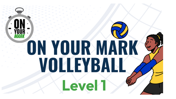 Image for On Your Mark Level 1 Volleyball