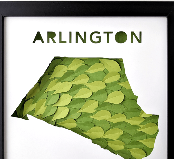 Course Paper Places Map Art image 1