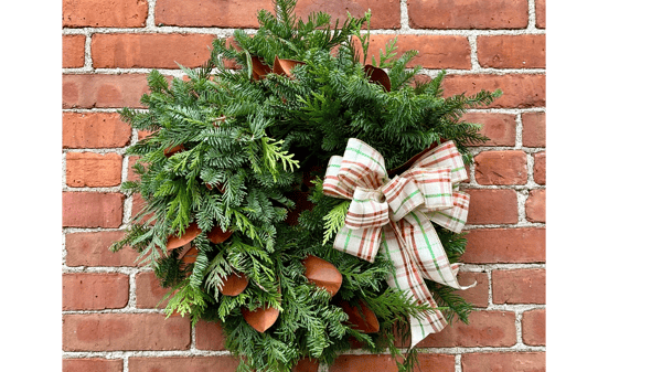 Picture for: Handcrafted Evergreen Wreath