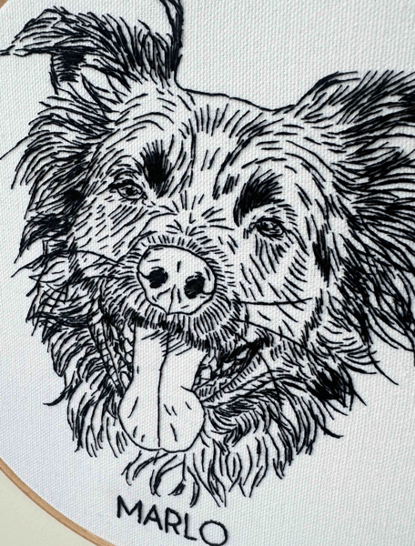 Picture for: Embroidered Pet Portraits