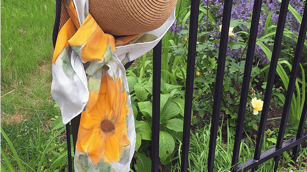 Picture for: Hand-Painted Chiffon Scarf