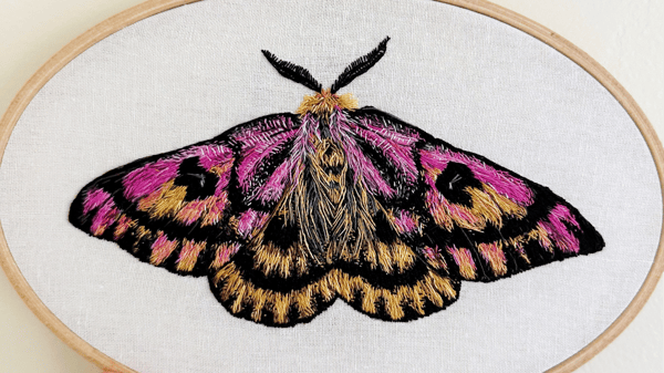 Course Thread Painting Embroidery: Realistic Animals image 1