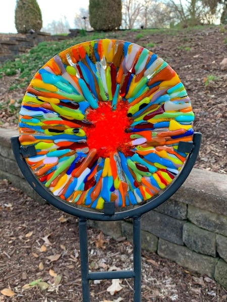 Course Fused Glass Garden Installation image 1