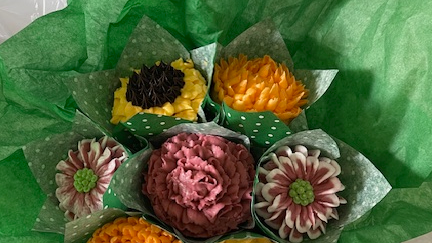 Picture for: Fall Floral Cupcake Bouquet