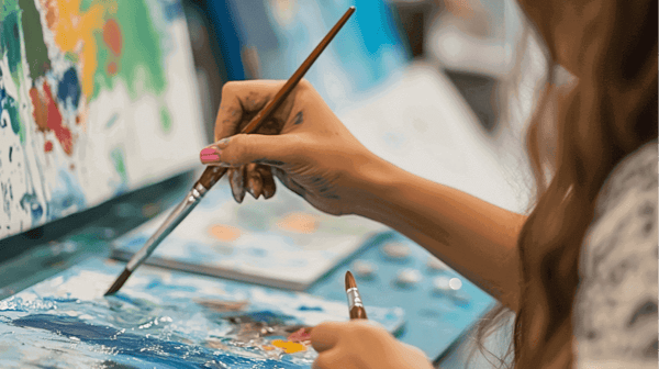 Image for The Basics of ACRYLIC PAINTING
