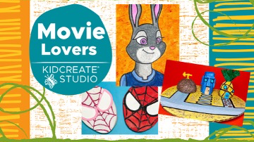 Picture for: Movie Lovers Art Class w/Kidcreate Studio