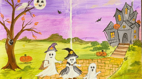 Picture for Adult-Child "Paint-Date": Trick or Treat (adult with student age 9+) - NEW