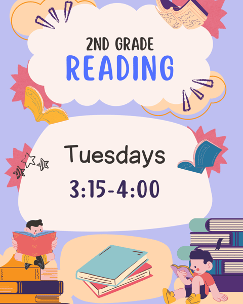 Picture for: Second Grade Reading Tutoring