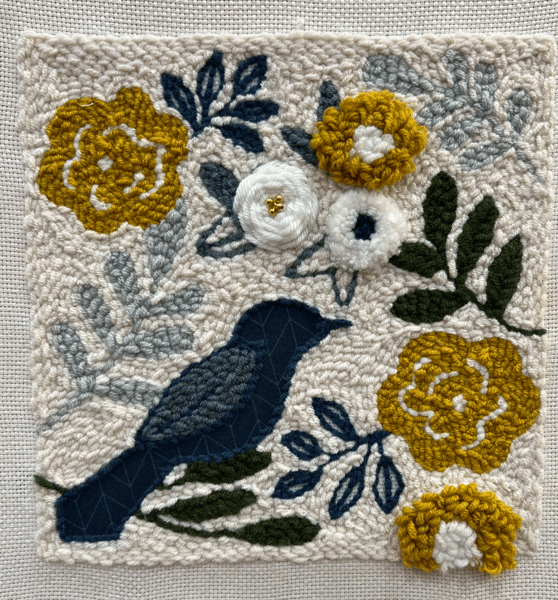Course Punch Needle - Birdsong Bouquet image 1
