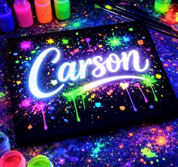 Picture for: Glow-In-The-Dark Name Sign
