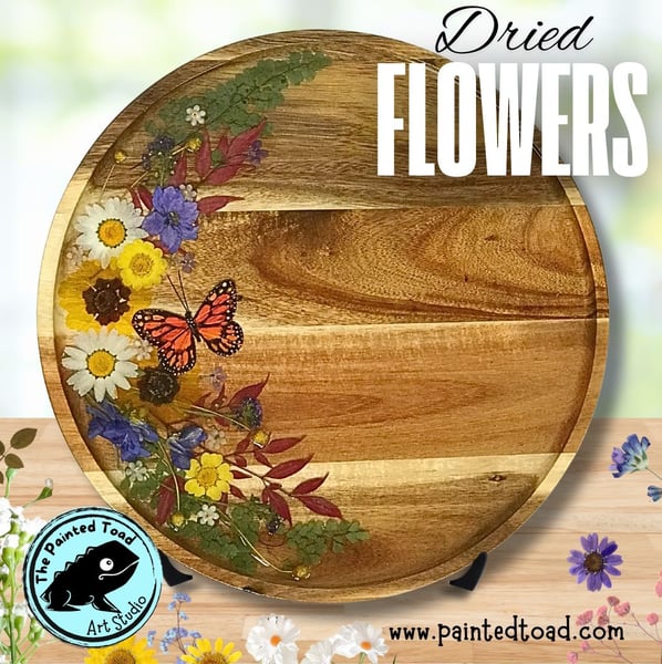 Course Dried Flower Serving Trays image 1