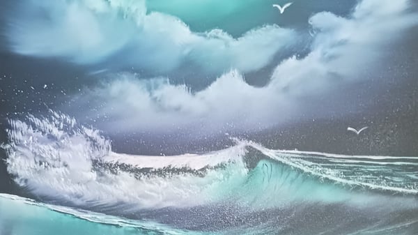 Picture for Paint Like Bob Ross: Moonlit Seascape