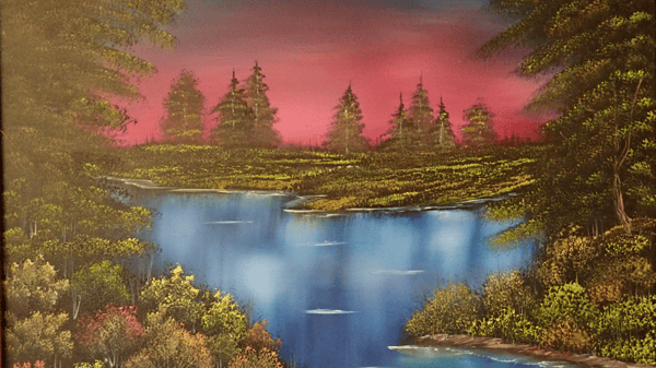 Course Paint Like Bob Ross: Blue River image 1