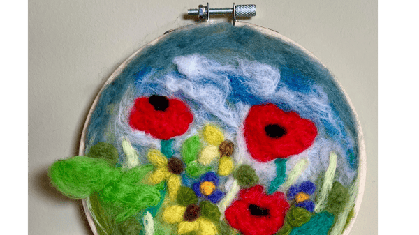 Picture for: Needle-Felted Garden Painting