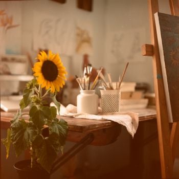 Picture for: Fall Sunflower Paint Night