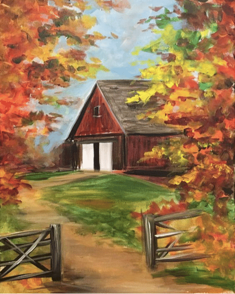 Course Family Paint Night: Autumn image 2
