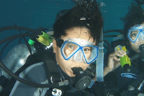 Scuba, summer camp