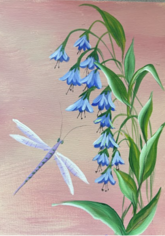 Picture for: Acrylic Painting: Bluebells