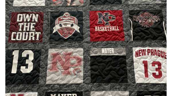 Course T-shirt/Jersey Quilt image 1