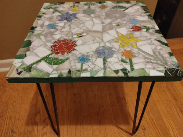 Course Glass mosaic table or sign image 2