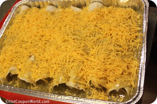 Freezer Meal: Creamy Chicken Enchiladas