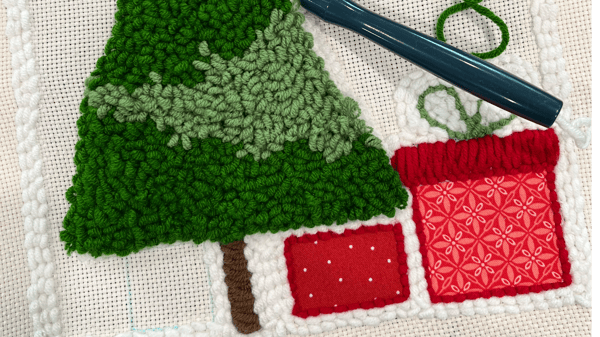 Course Punch Needle: Christmas Morning image 1