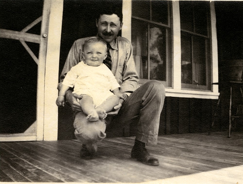 Robert Preston Aldridge with his father Robert G. Aldridge in Tallahassee