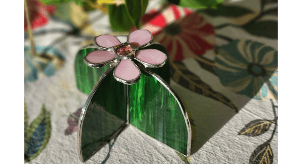 Course Intro to Stained Glass - 3D Flowering Cactus image 1