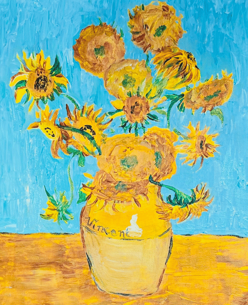 Picture for: Paint Like Van Gogh: Sunflowers