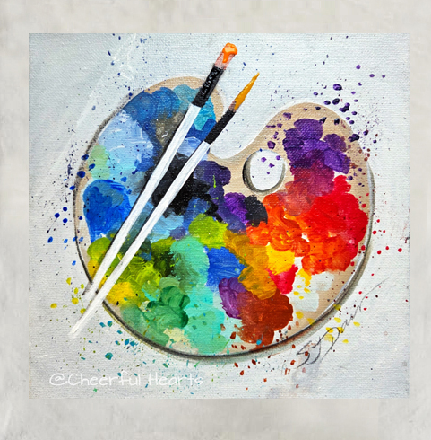 Picture for: Artist Palette Tote Bag