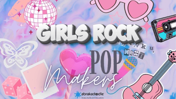 Picture for: Abrakadoodle: Girls Rock & Swiftie Pop Makers: Gr K-5