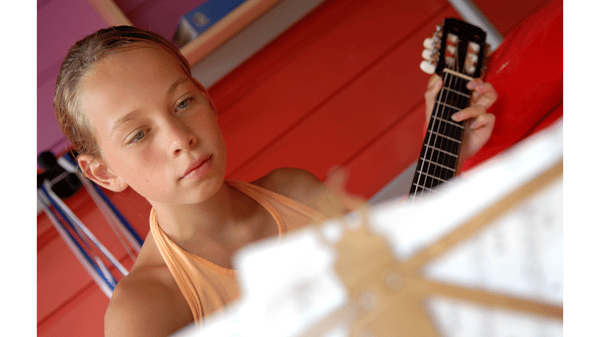 Picture for: Guitar, Bass Guitar, Banjo, Mandolin, or Ukulele-Beginner, Intermediate or Beyond (Ages 6-17)
