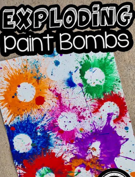 Course STEM Exploding Paint Bomb Art (Grades K-6) image 1