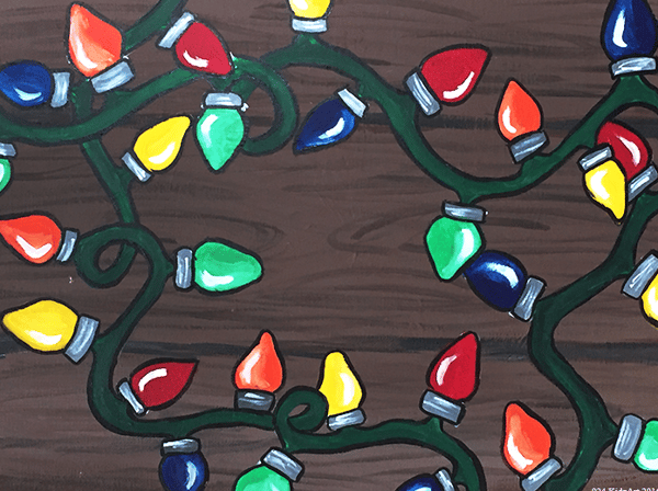 Course Cupcakes & Canvas: Holiday Lights image 1