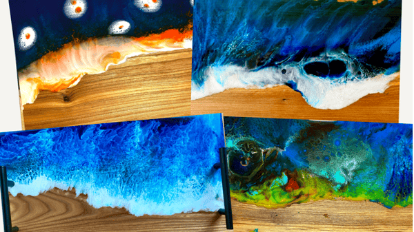 Picture for Creating a Resin Charcuterie Board