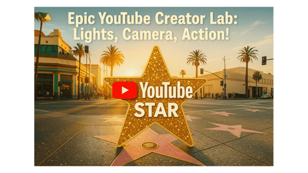 Picture for: Epic YouTube Creator Lab: Lights, Camera, Action
