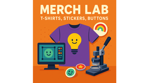 Image for Middle School Merch Lab: T-Shirts, Stickers, Buttons